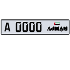 Approval for New Plate Issuance for Companies (Ajman)